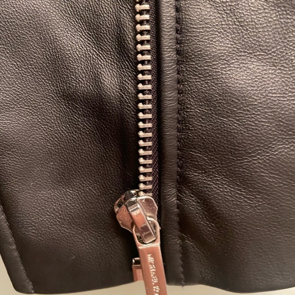 MICHAEL KORS small LEATHER biker jacket - Picture 5 of 7
